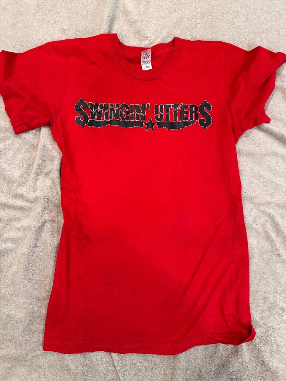 Swingin' Utters Punk Rock Band Red T-shirt XS